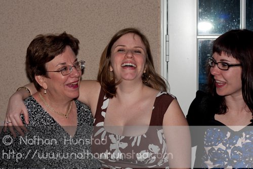 Family photos: Merilee and Julia Miller with Quinn Corbin.